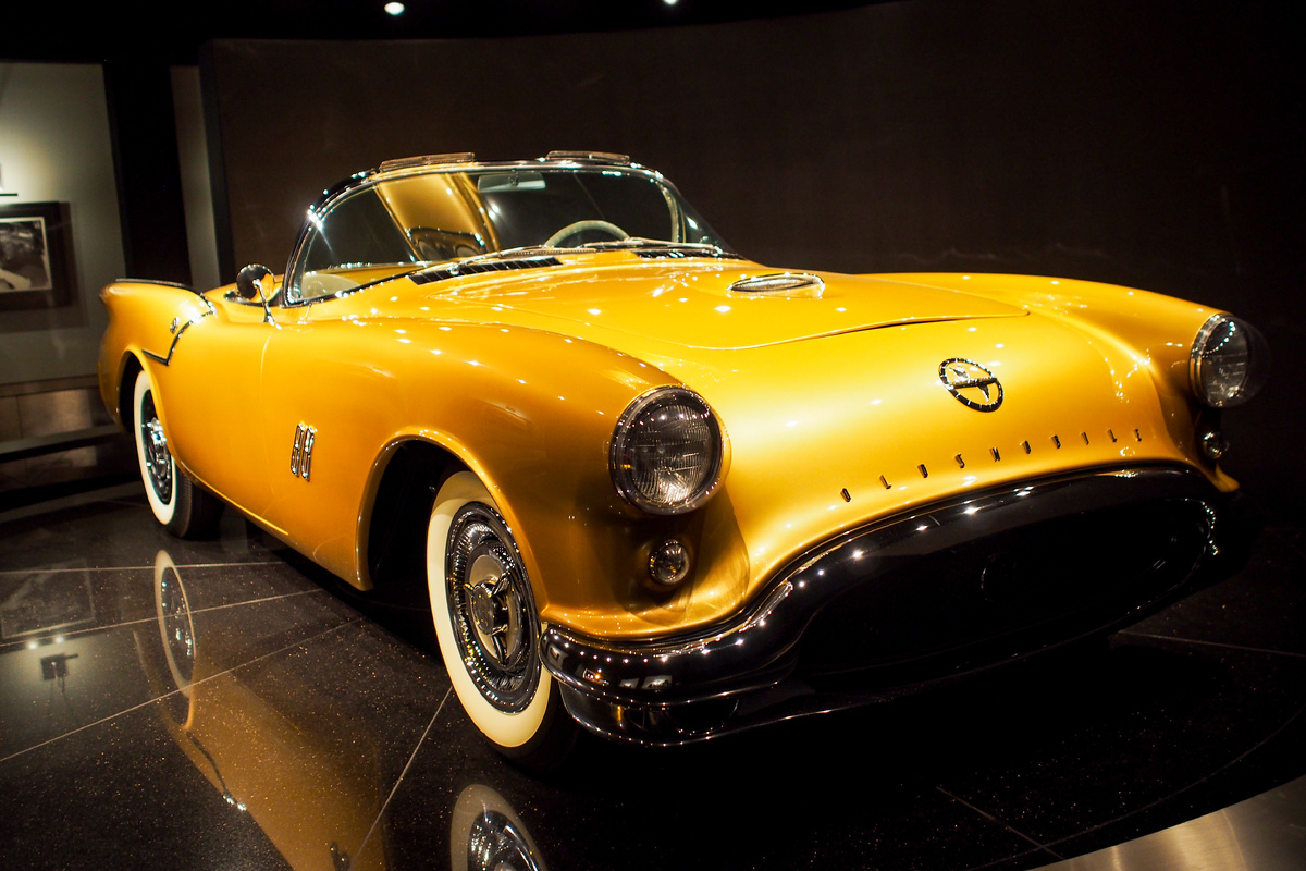 Oldsmobile F-88. Центральная экспозиция в музее. 