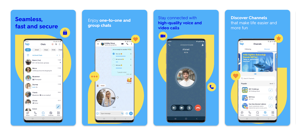 Функции мессенджера Бип 