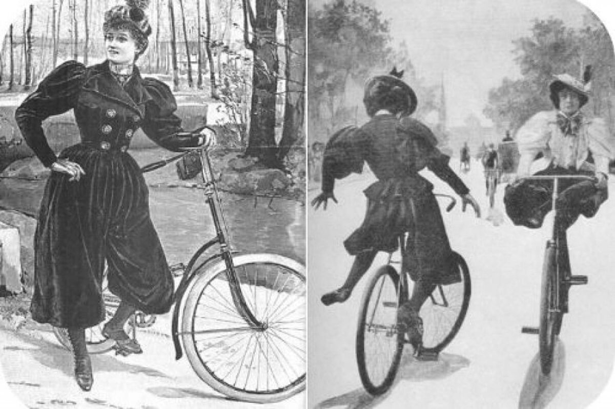 Амелия Блумер в костюме «Блумер»