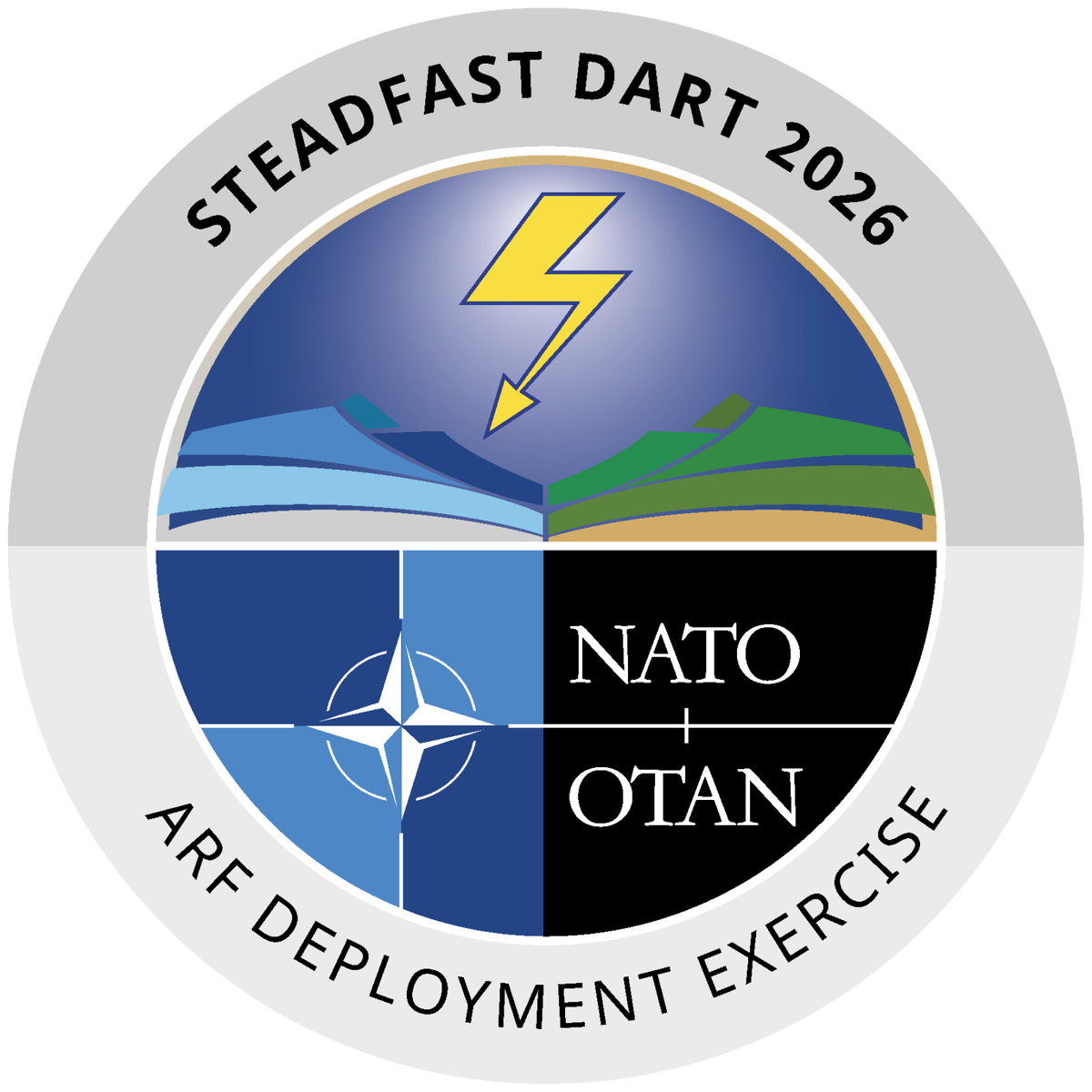 Эмблема учений Steadfast Dart 26