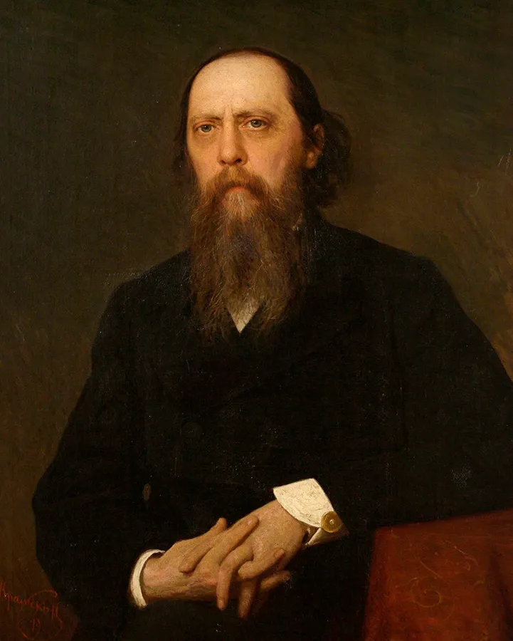 Иван Крамской. Портрет Салтыкова-Щедрина. 1879