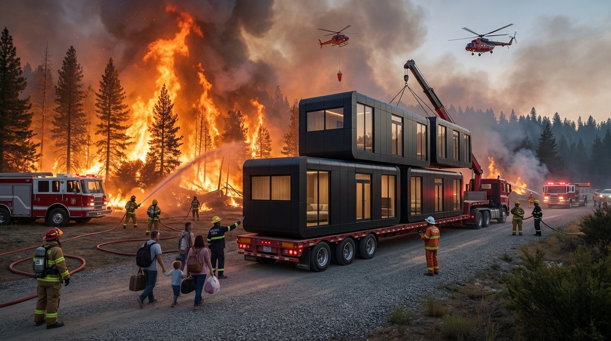 "33 Богатыря" капсульно - мобильные дома на случай ЧС являются быстрым и эффективным решением