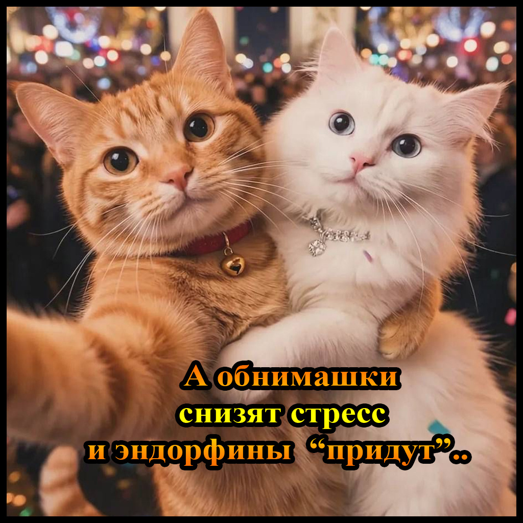 А Вы сегодня обнимались? :) 