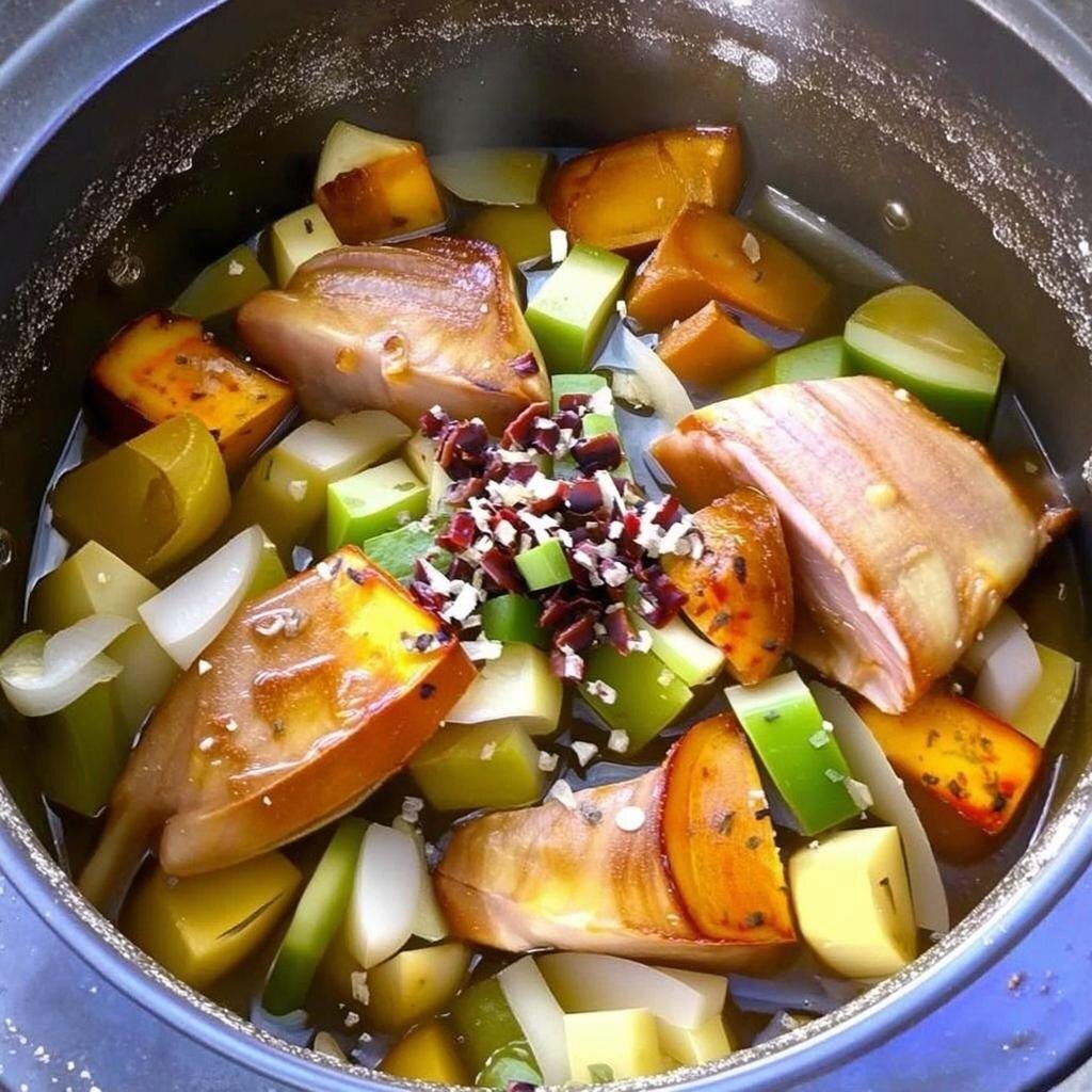 Ароматное Тушеное Мясо с Овощами и Грибами: Рецепт, Проверенный Временем 