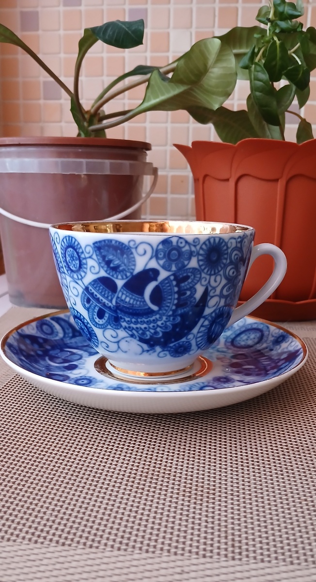 Чайная пара "Жар-птица". фото автора