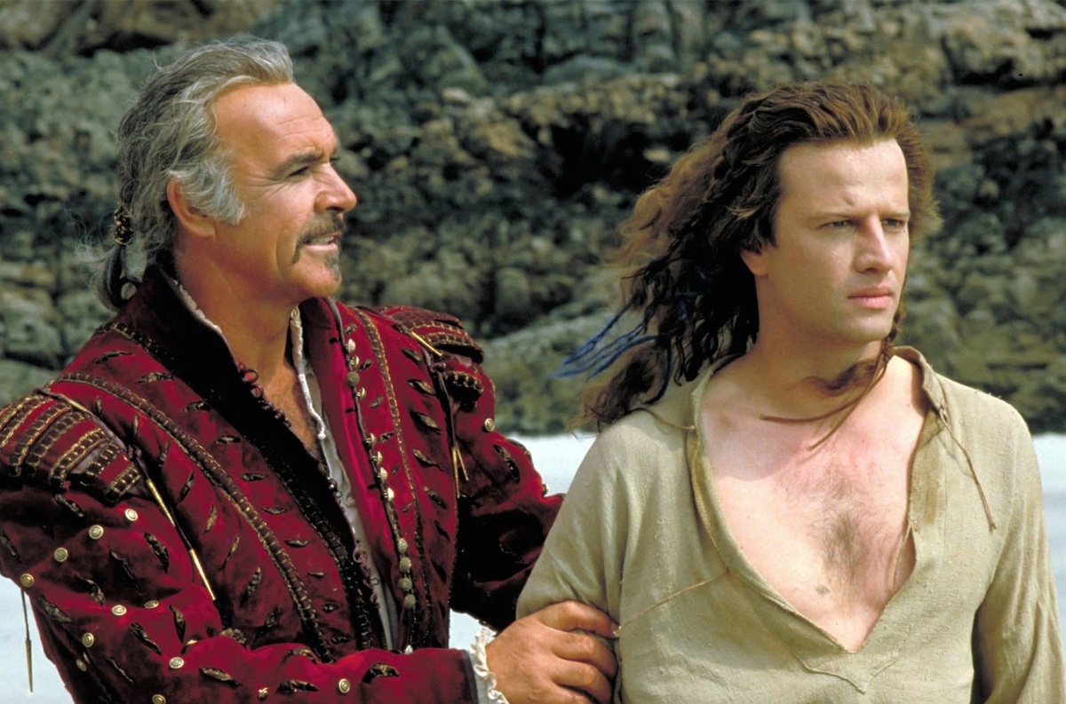 Кристофер Ламберт и бесподобный Шон Коннери,  «Горец» (1986)