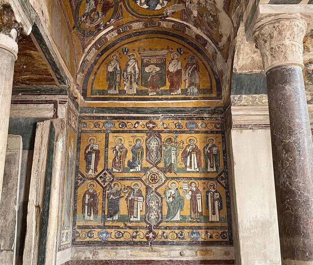 Мозаика раннехристианского периода.  «Создано с использованием искусственного интеллекта».