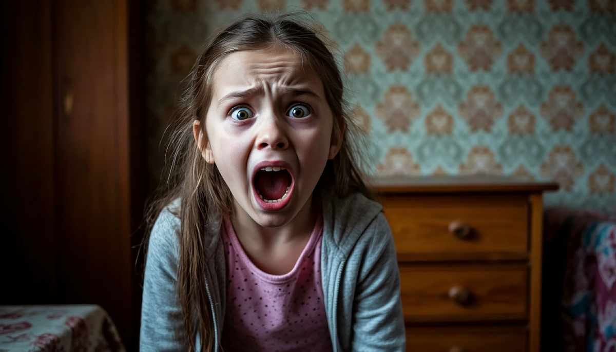 Даша увидела что-то ужасное.