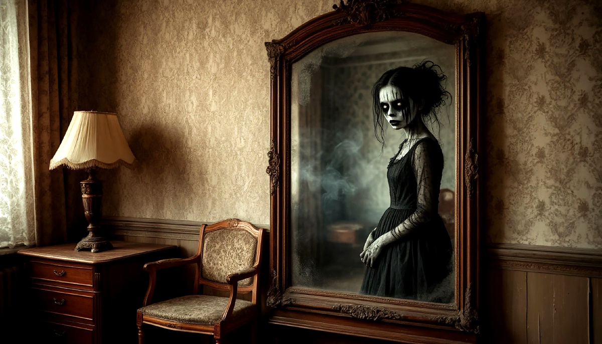 В зеркале жила Софья.