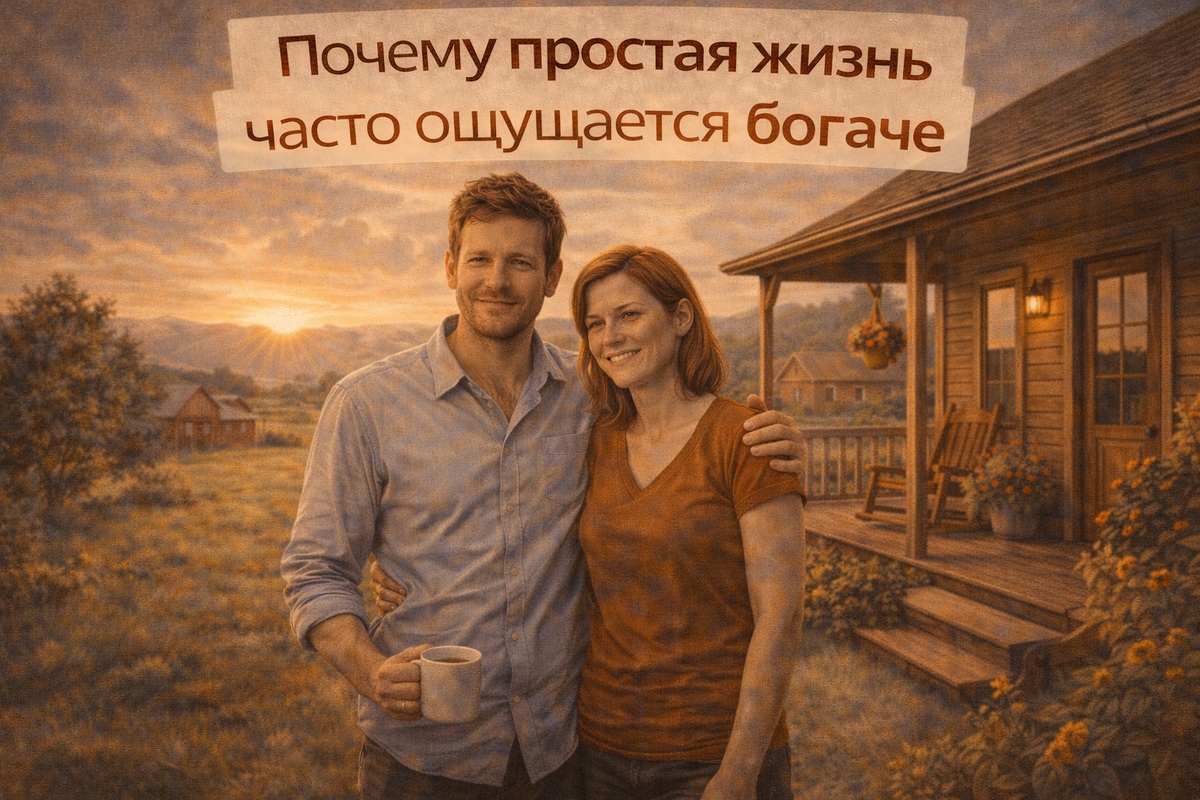 Почему простая жизнь часто ощущается богаче