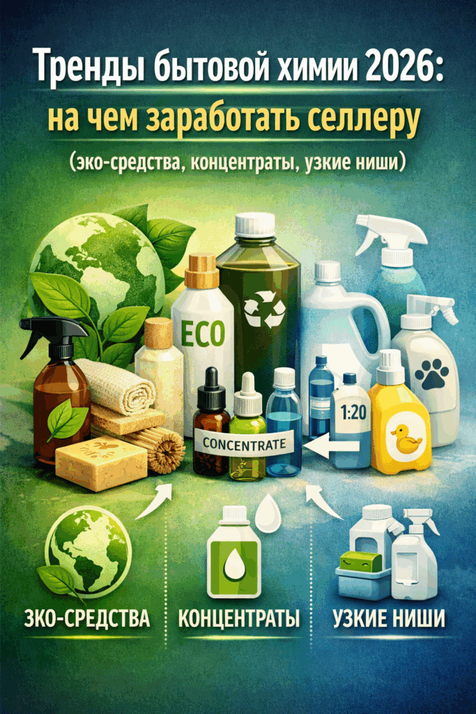    Запустите СТМ бытовой химии за 7 дней: тренды 2026 и прибыльные ниши на Wildberries SYNERBRAUN