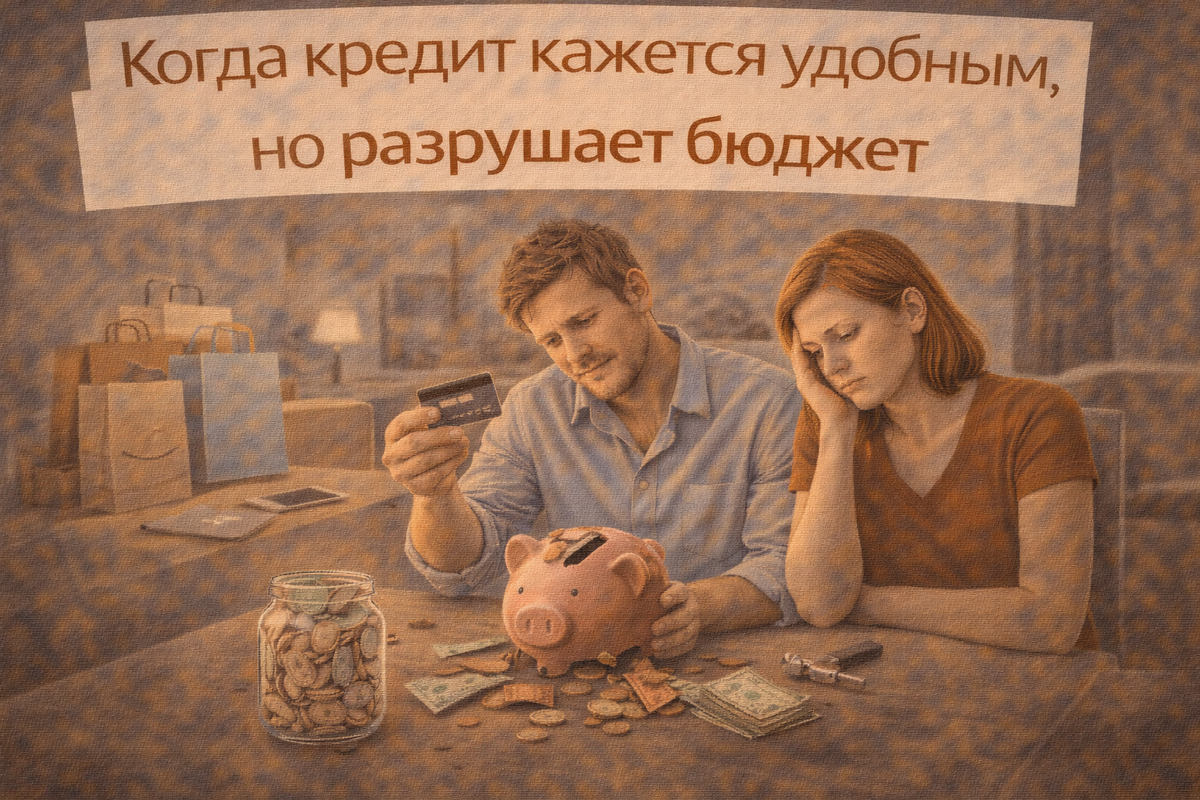 Когда кредит кажется удобным, но разрушает бюджет