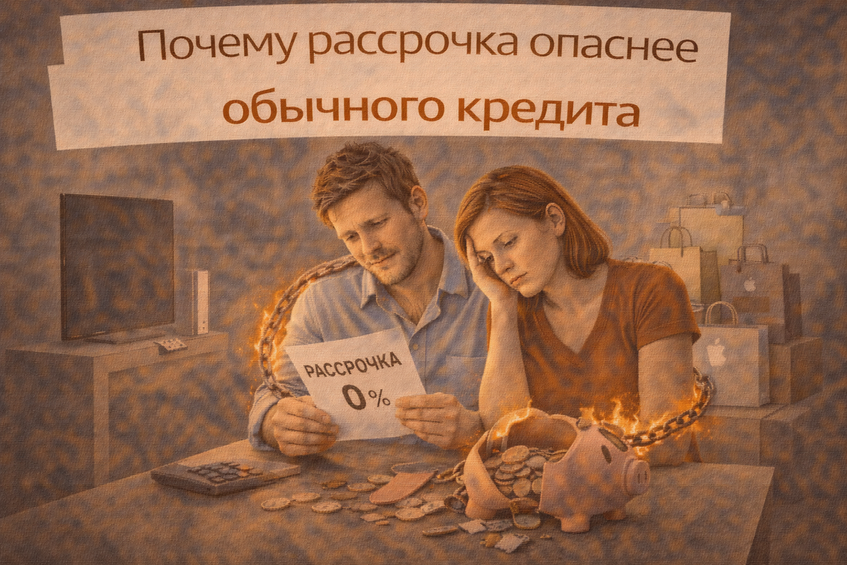 Почему рассрочка опаснее обычного кредита