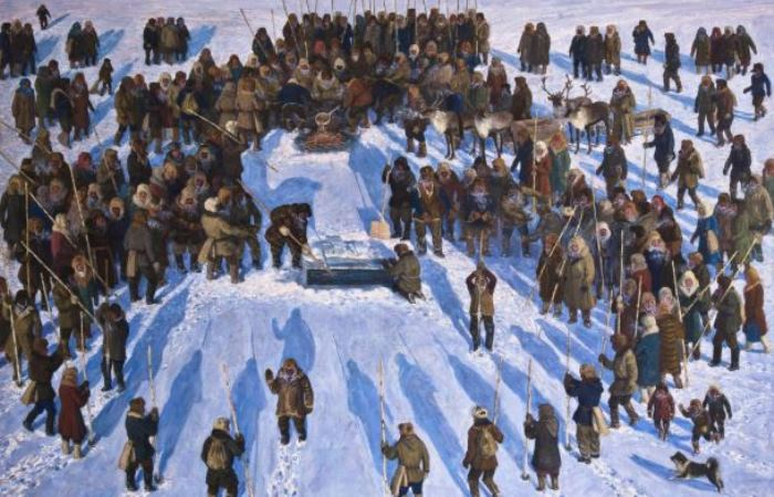 Мунха - это праздник, на который выходят всей деревней