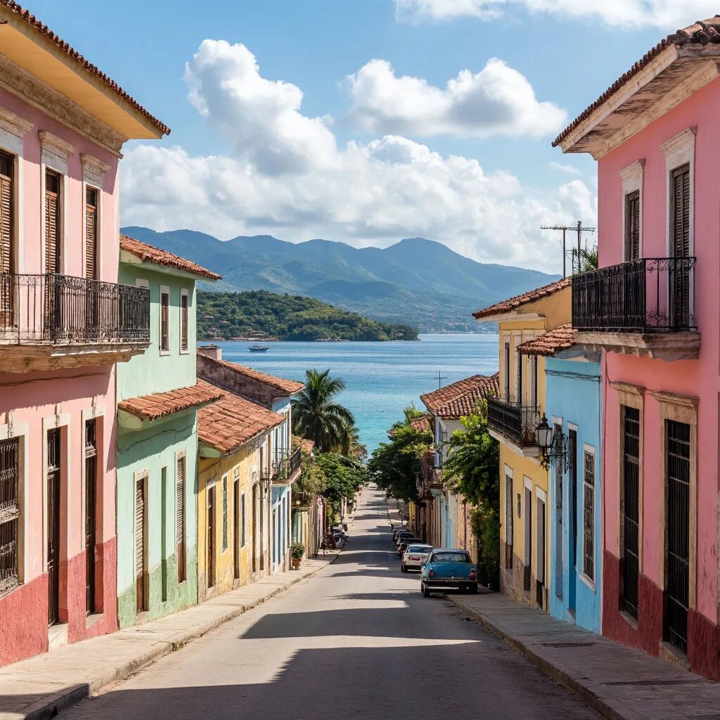 Куба. Иллюстрация сгенерирована нейросетью