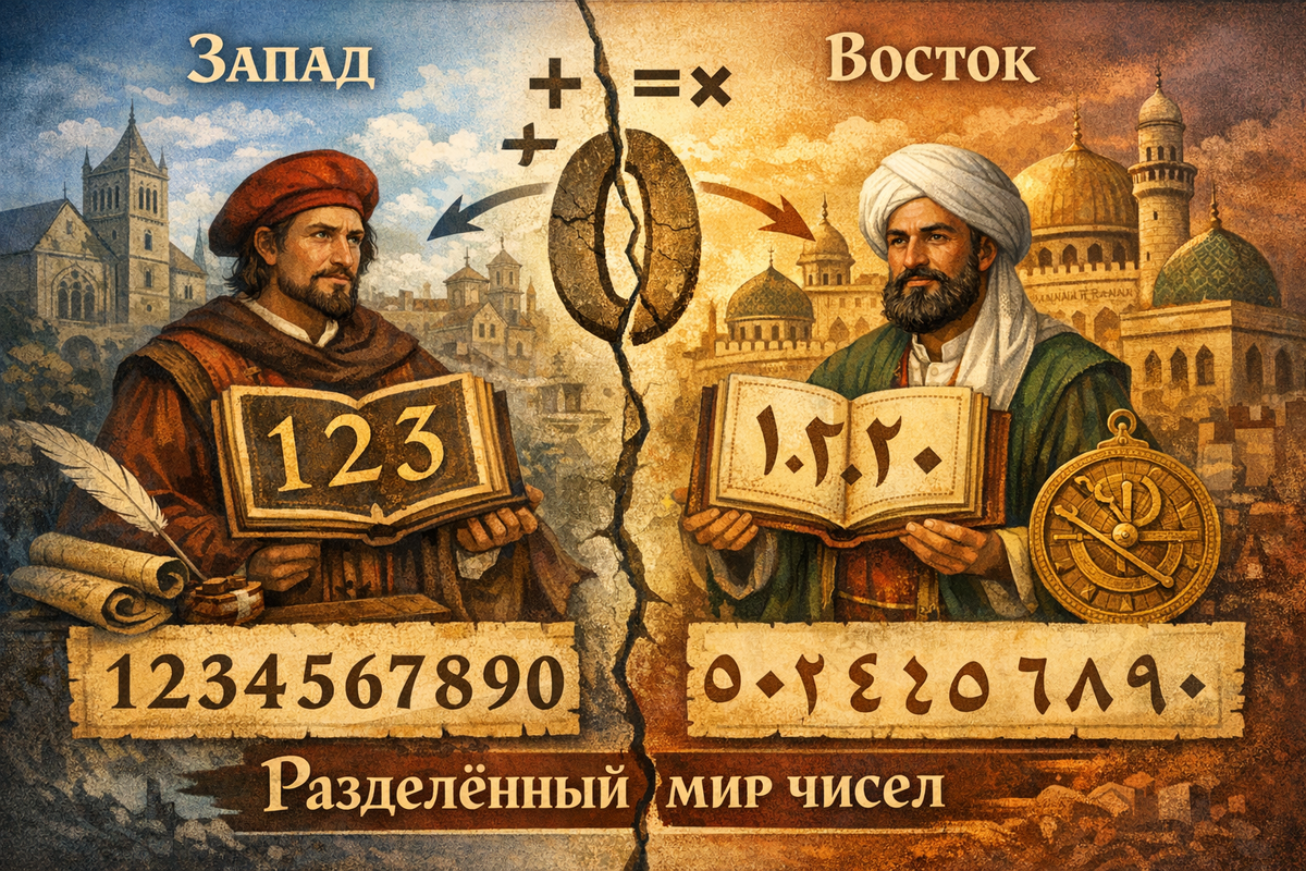 Похищение цифр: как Восток и Запад поделили математические символы