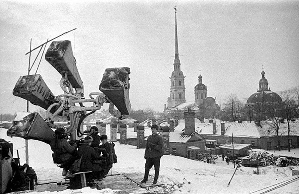 Петропавловская крепость, зима 1941 года