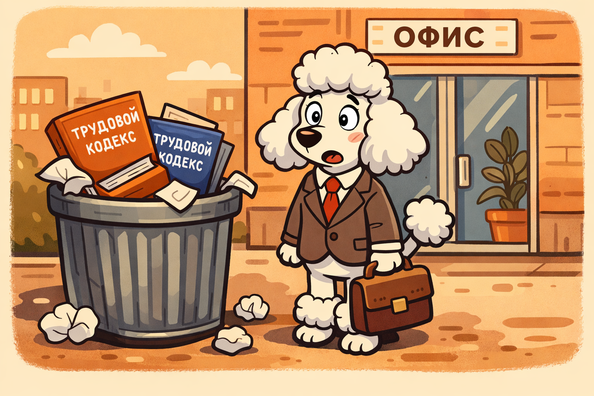Вот такое отношение к Трудовому Кодексу