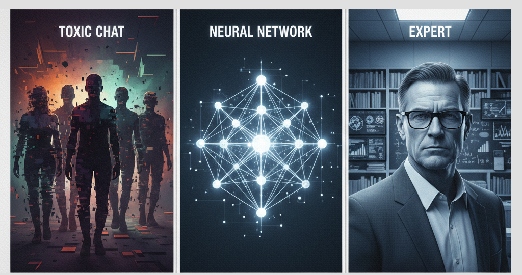 Полезные эффекты токсичных дискуссий. Часть 1. Поиск нейтрального рецензента