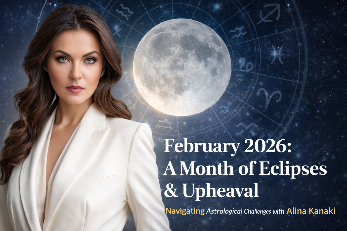 Февраль 2026. Затмения, власть и глобальные перемены. Alinda Kanaki ⚜️