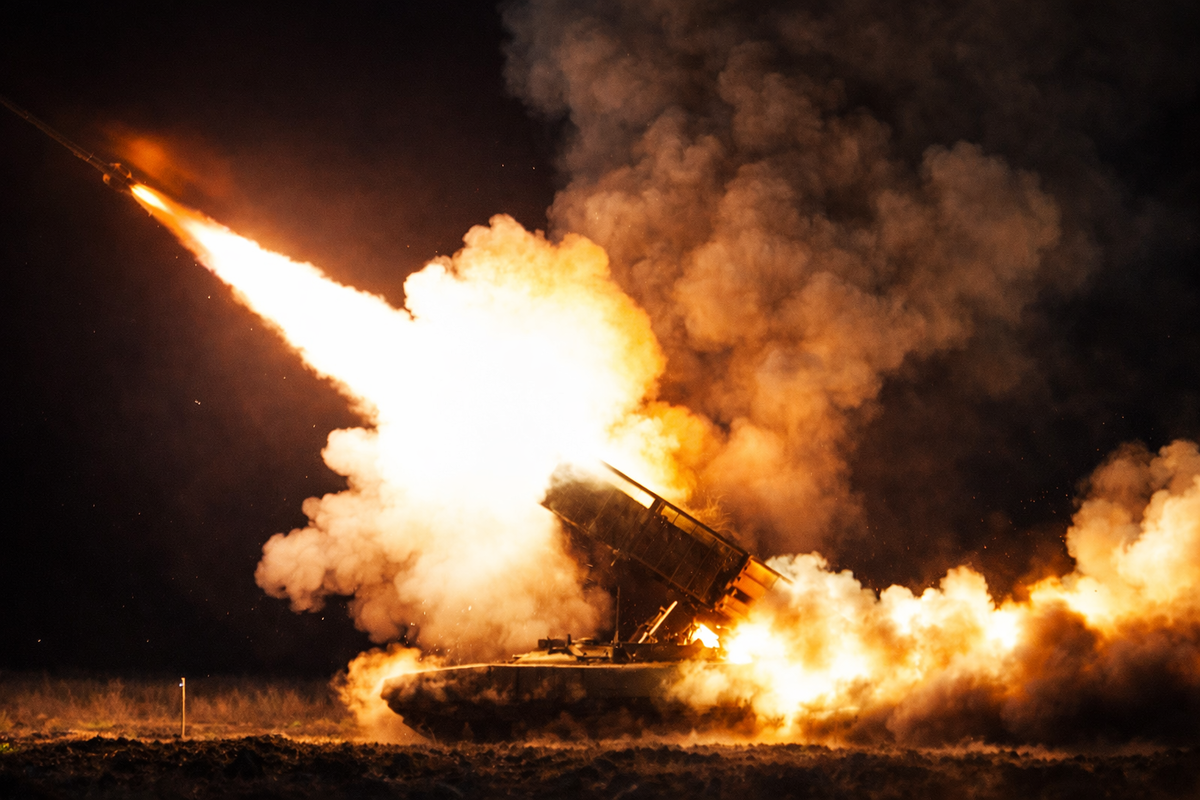 Огневой залп ТОС-1А «Солнцепёк»