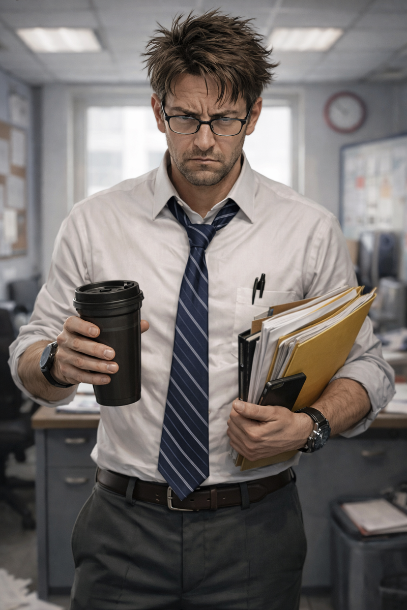 Понедельник в виде человека 