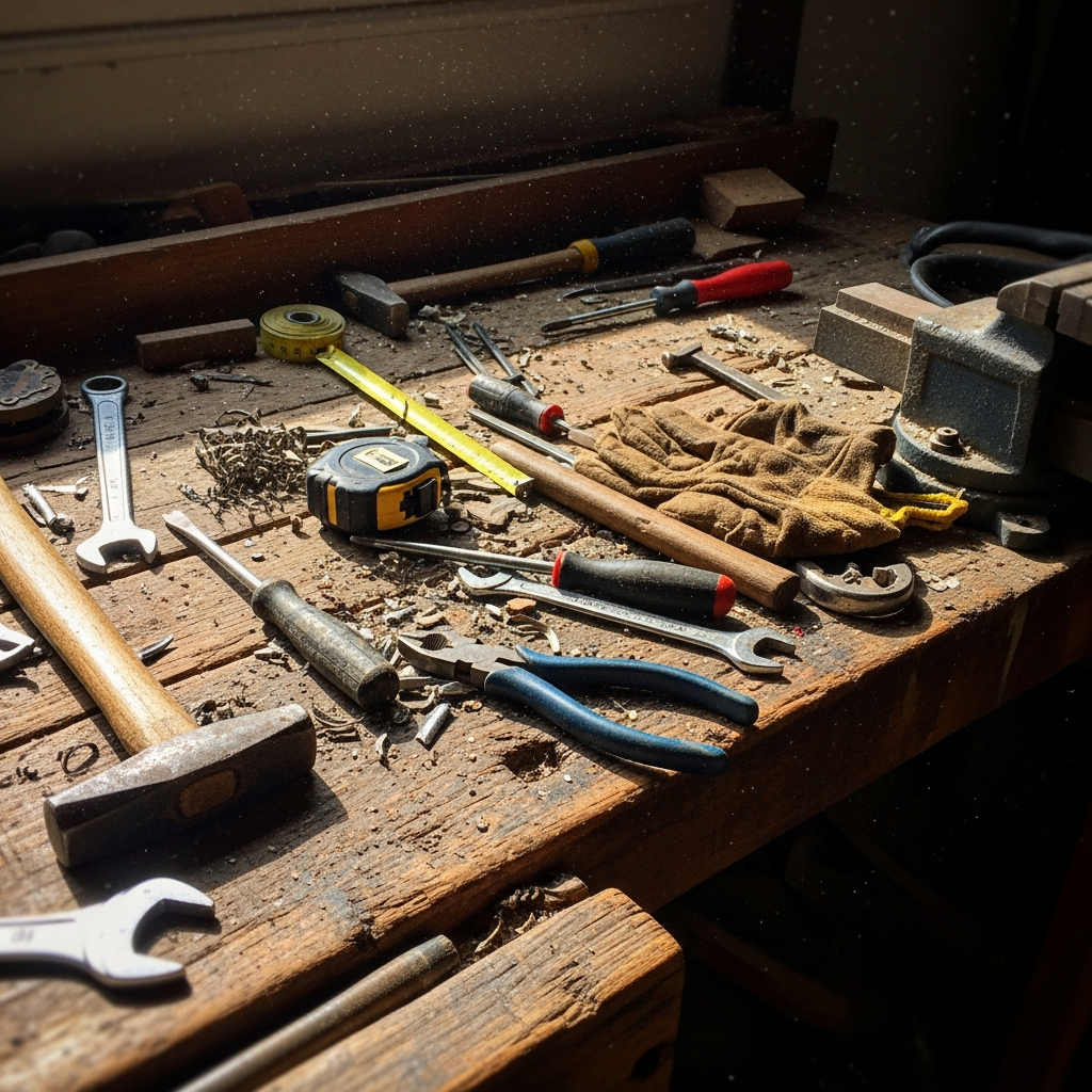 Мой верстак — место, где рождаются решения "из ничего".