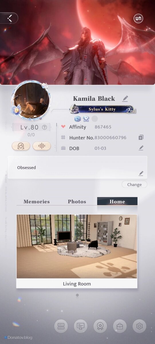   Страница с фотографиями пользователя