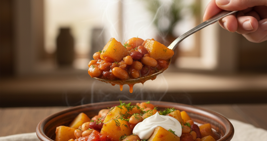 Когда хочется домашнего: рецепт тушеной картошки с фасолью, который всегда выручает