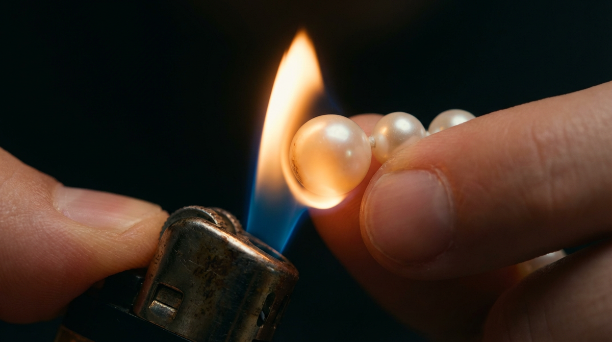 Секунда истины. Если бы это был пластик, он бы уже стек черной каплей на мою руку.»