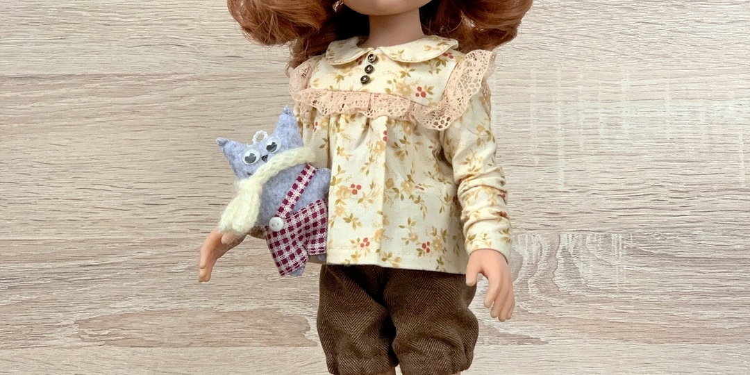 Мастер-класс: шьем бриджи на резиночках на куклу Паола Рейна