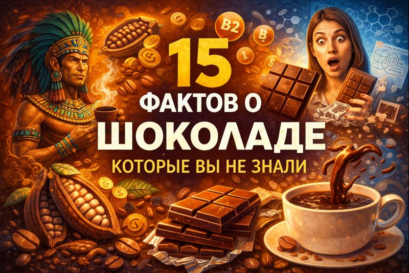 15 фактов о шоколаде, которые вы не знали