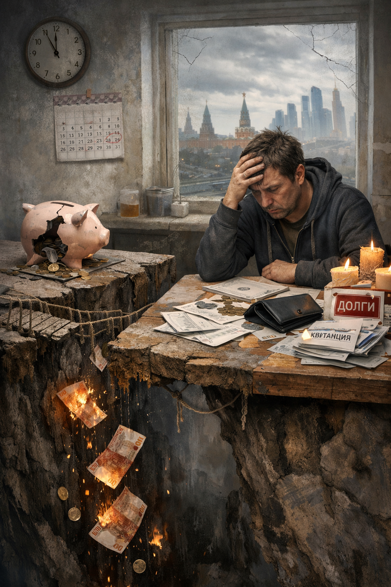 Шокирующая правда: почти половина россиян не доживёт до следующей зарплаты