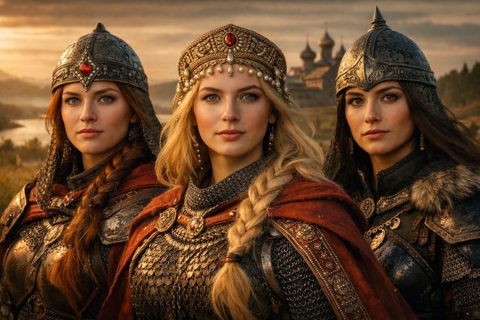 Русские богатырши: кто такие поляницы из былин и сказок. Обложка © ChatGPT