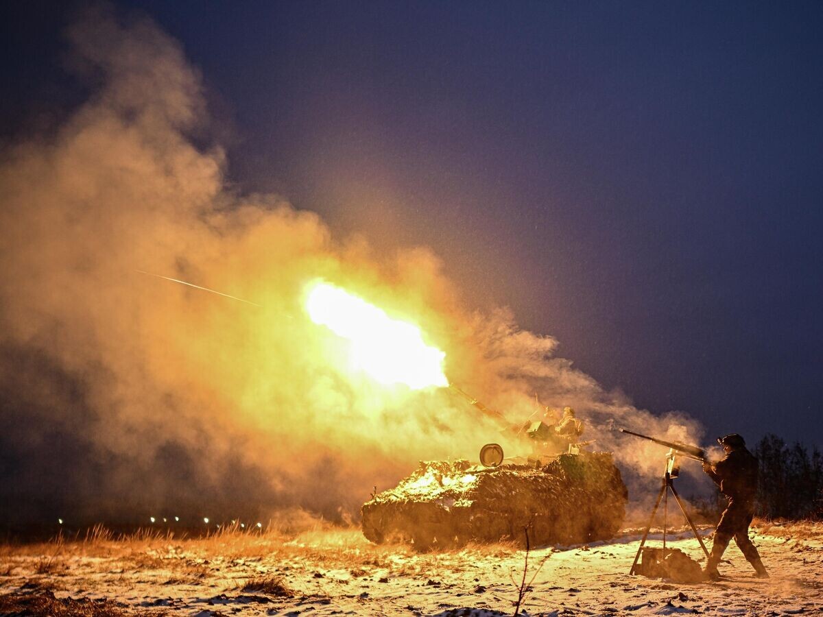    Пункт воздушного наблюдения на Краснолиманском направлении СВО | © РИА Новости / Сергей Бобылев