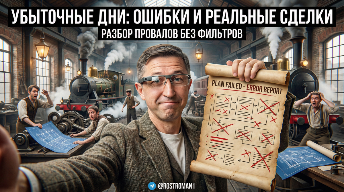    Разбор убыточных дней в трейдинге и ошибки, которые можно избежать. РоСТ | Роман о Системном Трейдинге