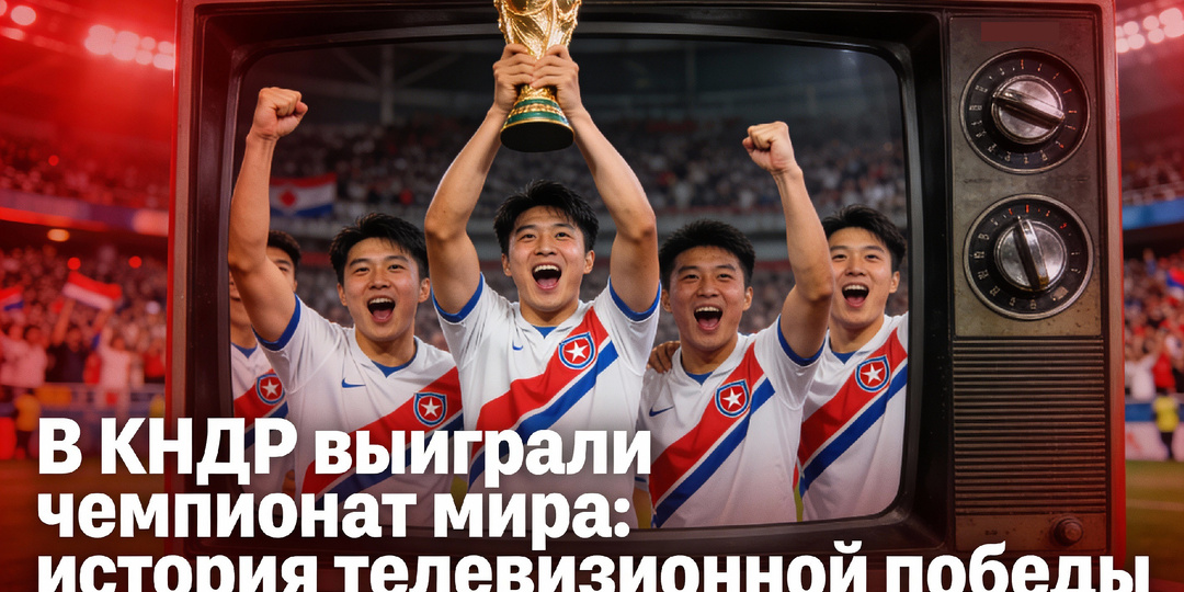 В КНДР выиграли чемпионат мира: история телевизионной победы