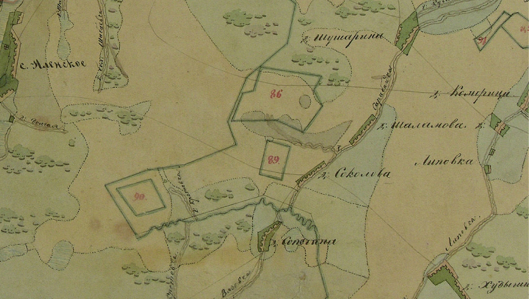 План Генерального Межевания Екатерины II .