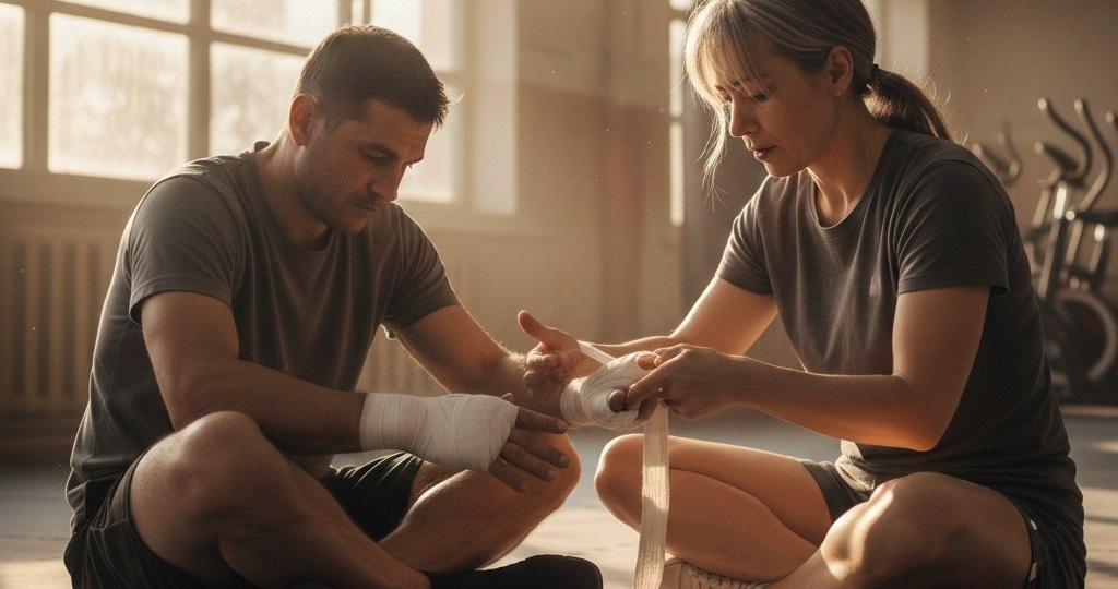 «Она пришла в боксёрский зал в трико и спросила: „Научишь падать так, чтобы не разбиться?"»