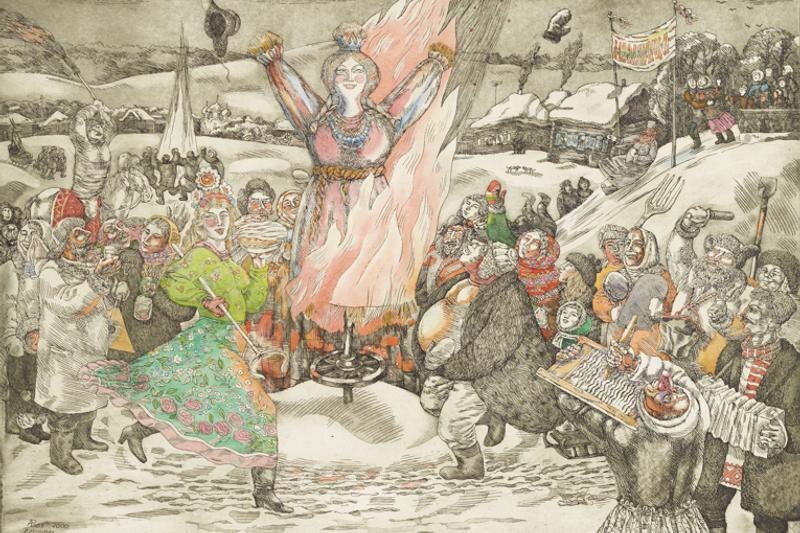    ЕМИИ / Любовь Решетникова, «Праздник русской зимы в Тарусе»