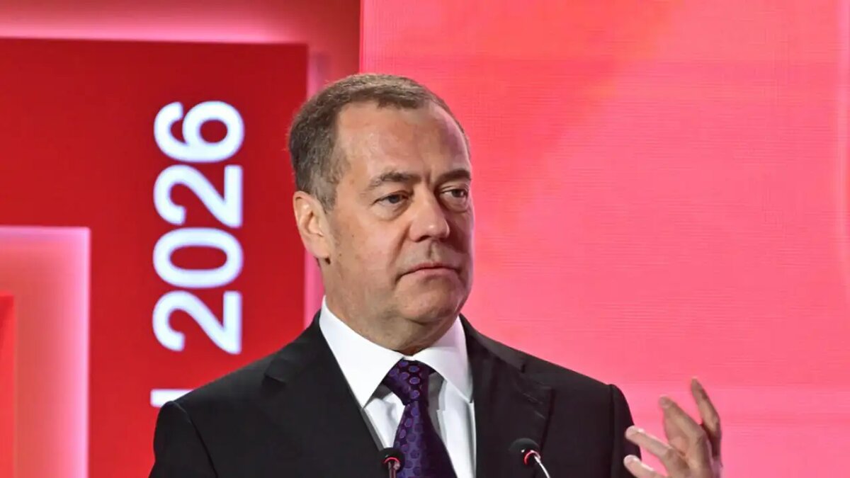    Заместитель председателя Совета безопасности РФ Дмитрий Медведев. © АГН «Москва»