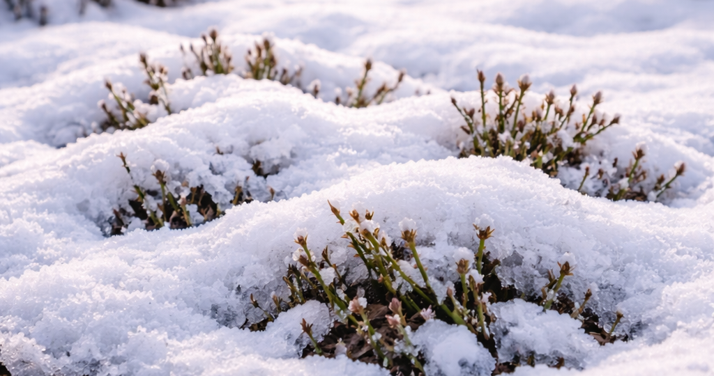 Как снег защищает корни лучше любых материалов