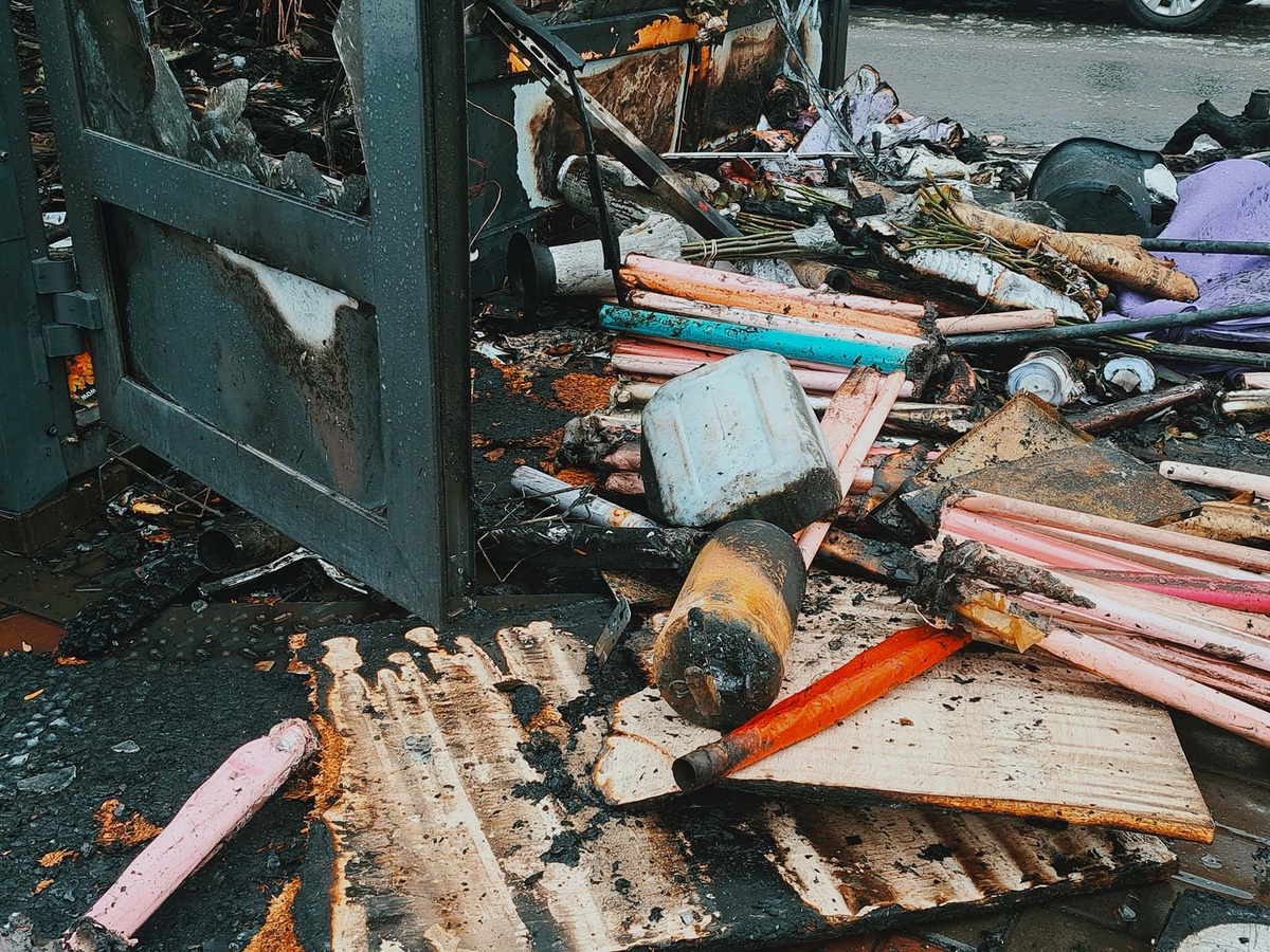 Жертвами пожара стали пятеро подростков.  Фото: ФедералПресс / Вера Романескул
