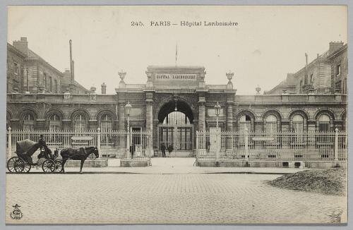 Первые гигиенические больницы Европы — симметрия, свет, воздух, источник: parismuseescollections