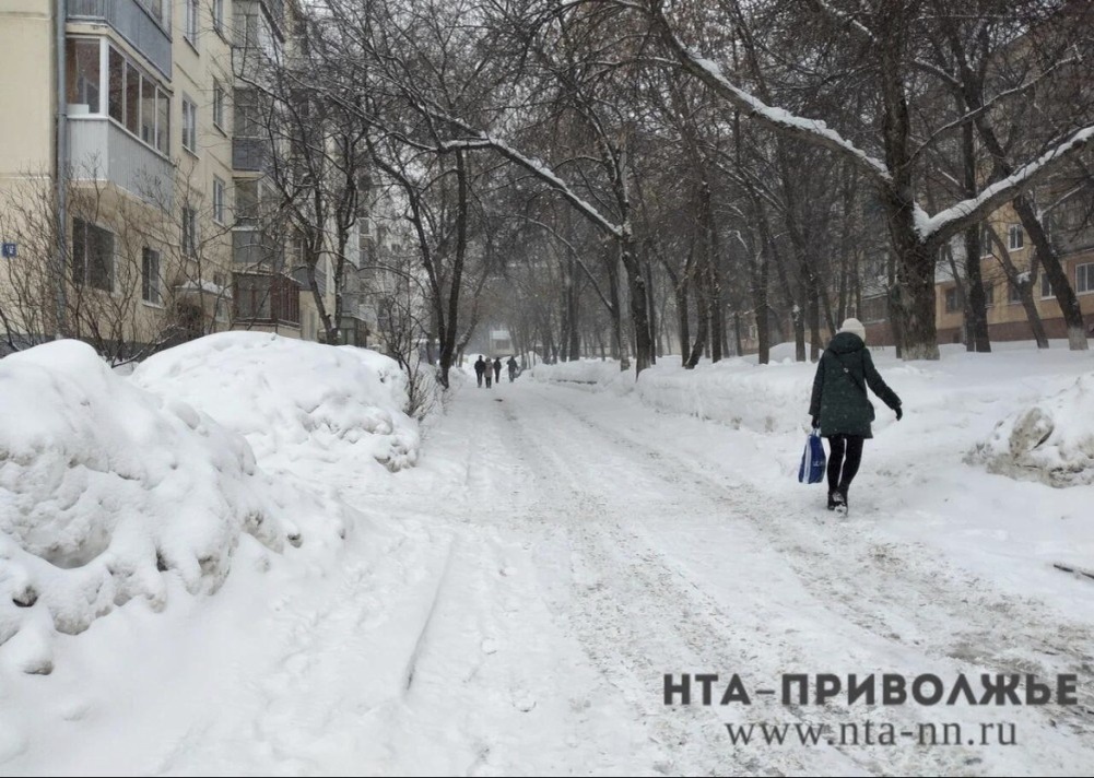    Объем выпавшего в Нижнем Новгороде снега с начала года превысил норму на 251%