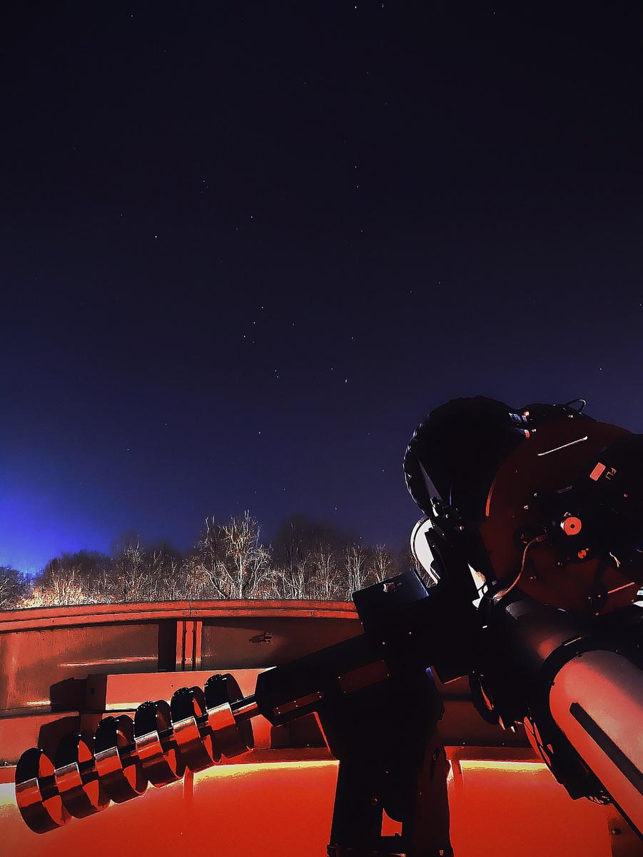 Фото из музейной обсерватории от лектора планетария Анастасии Ивашкиной