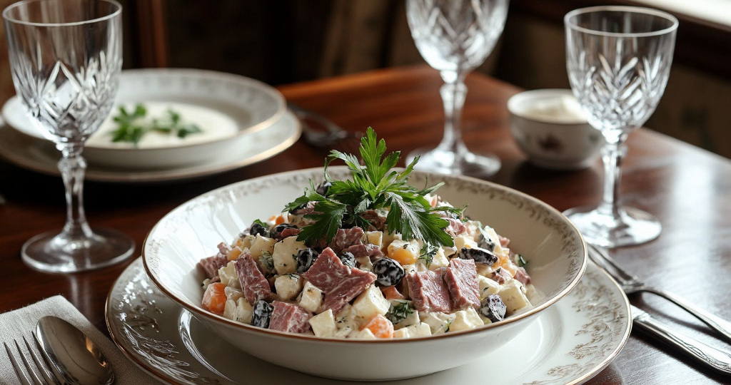 Не оливье: салат с характером, который удивляет с первой вилки