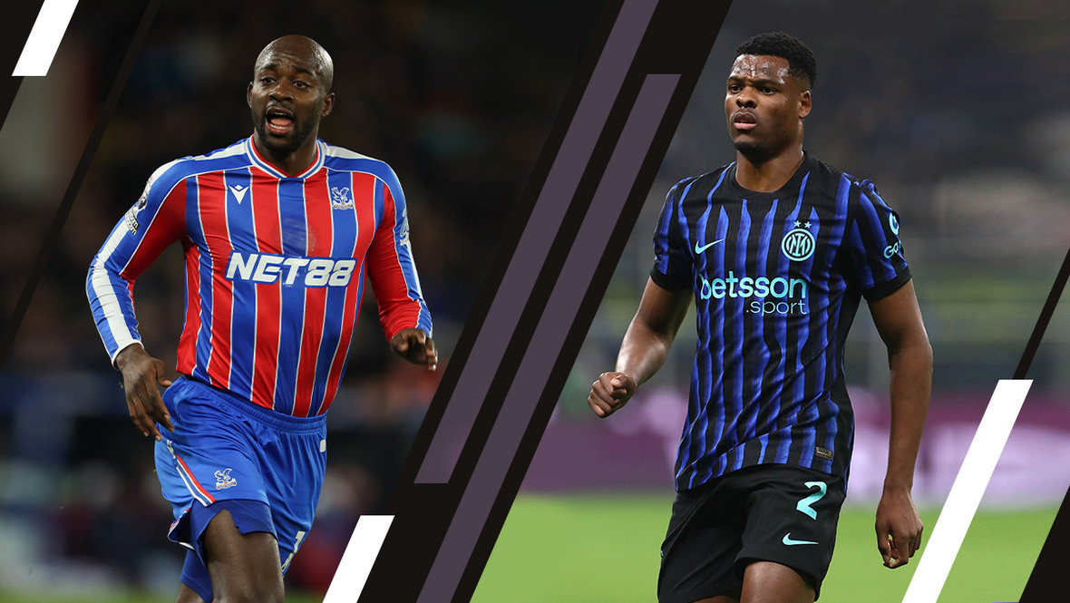    Жан-Филипп Матета и Дензел Дюмфрис. Getty Images