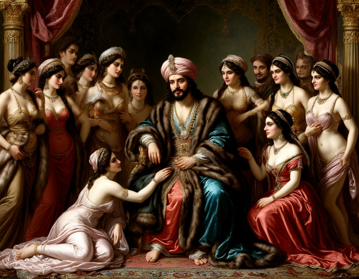 Изображение сгенерировано нейросетью по авторскому описанию. Султан Ибрагим Безумный