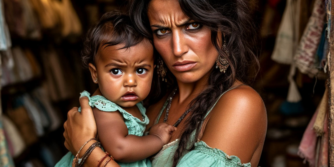 Я помогла цыганке с младенцем. Она шепнула... Её слова звучали как бред. Но ровно через час муж вошёл в дверь с огромным букетом - 6